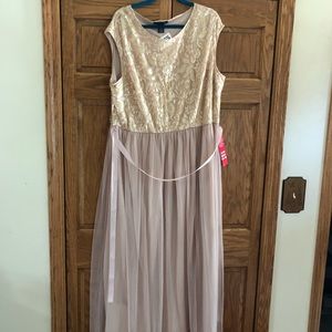 Plus size evening dress